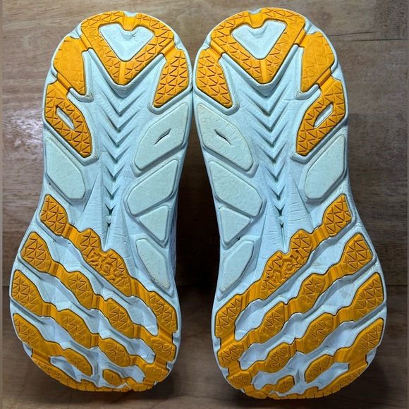 Hoka One One Clifton 8 Womens Size 7.5 Running Shoes Sneakers White Purple - Picture 8 of 12